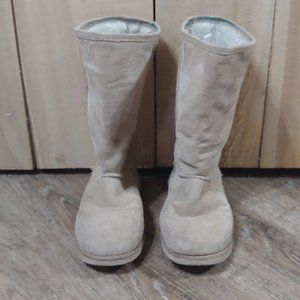 arizona girls pull on suede boots size 6 m